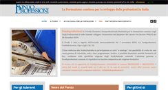 Desktop Screenshot of fondoprofessioni.it