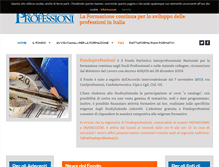 Tablet Screenshot of fondoprofessioni.it